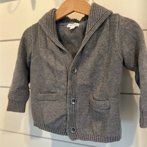 Angel Dear Gray Knit Cardigan 12-18M